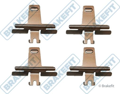 APEC BKT1227 - Set accesorii, placute frana allinparts.ro