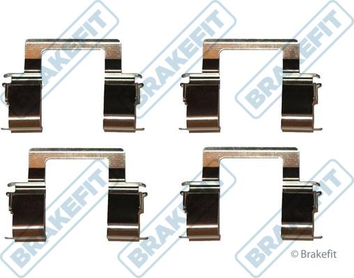 APEC BKT1274 - Set accesorii, placute frana allinparts.ro