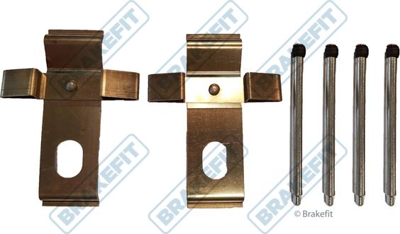 APEC BKT1277 - Set accesorii, placute frana - allinparts.ro