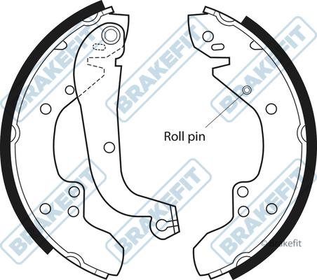 APEC BSH1091 - Set saboti frana - allinparts.ro