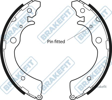 APEC BSH1093 - Set saboti frana - allinparts.ro