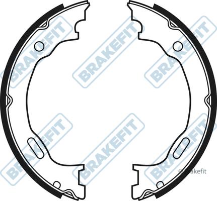 APEC BSH1042 - Set saboti frana, frana de mana - allinparts.ro