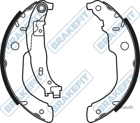 APEC BSH1052 - Set saboti frana allinparts.ro