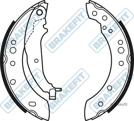 APEC BSH1064 - Set saboti frana - allinparts.ro
