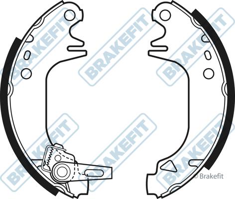APEC BSH1002 - Set saboti frana - allinparts.ro