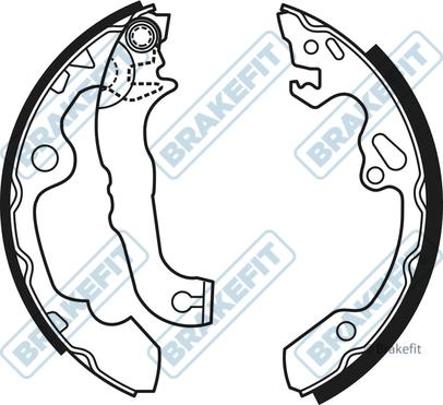 APEC BSH1015 - Set saboti frana allinparts.ro