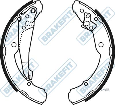 APEC BSH1016 - Set saboti frana - allinparts.ro