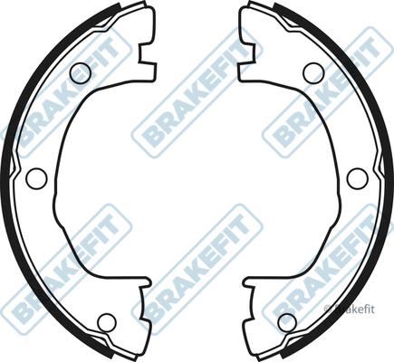 APEC BSH1083 - Set saboti frana, frana de mana allinparts.ro