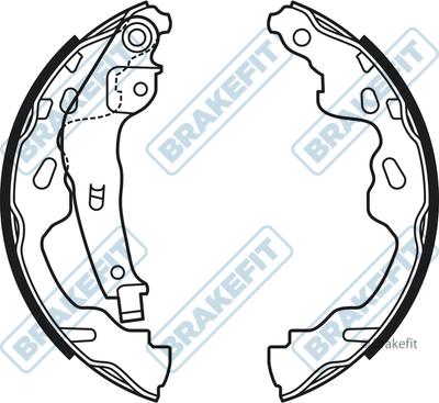 APEC BSH1038 - Set saboti frana allinparts.ro