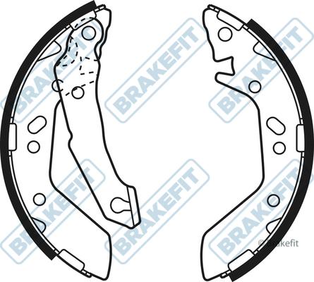 APEC BSH1109 - Set saboti frana - allinparts.ro