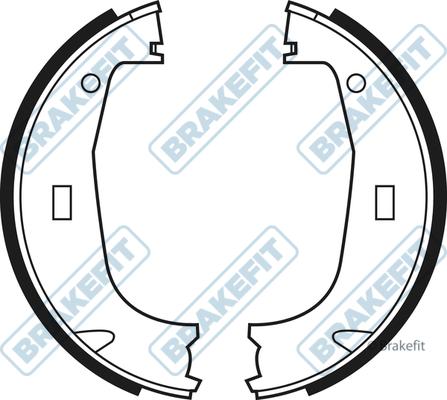 APEC BSH1100 - Set saboti frana, frana de mana - allinparts.ro