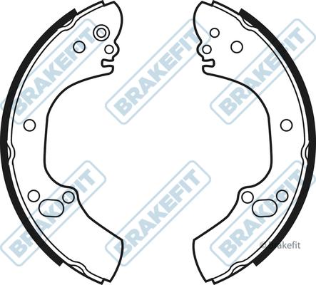 APEC BSH1116 - Set saboti frana allinparts.ro