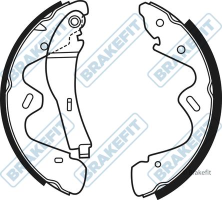 APEC BSH1118 - Set saboti frana - allinparts.ro