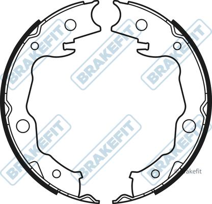 APEC BSH1130 - Set saboti frana, frana de mana allinparts.ro