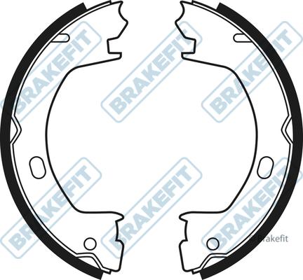 APEC BSH1121 - Set saboti frana, frana de mana allinparts.ro