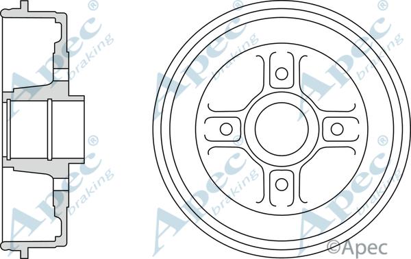 APEC DRM9923 - Tambur frana allinparts.ro