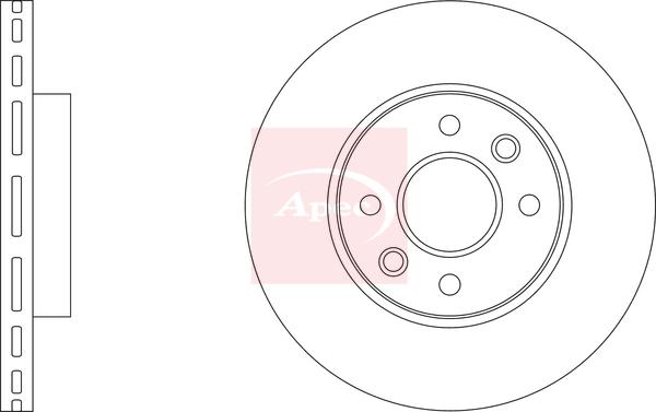 APEC DSK4168 - Disc frana - allinparts.ro