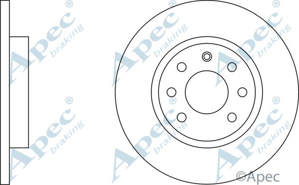 APEC DSK501 - Disc frana - allinparts.ro