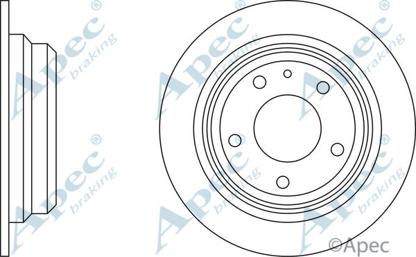 APEC DSK617 - Disc frana - allinparts.ro