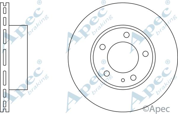 APEC DSK624 - Disc frana - allinparts.ro