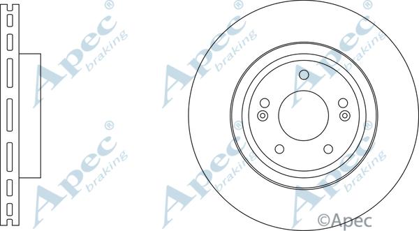 APEC DSK3459 - Disc frana allinparts.ro