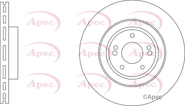 APEC DSK3455 - Disc frana allinparts.ro