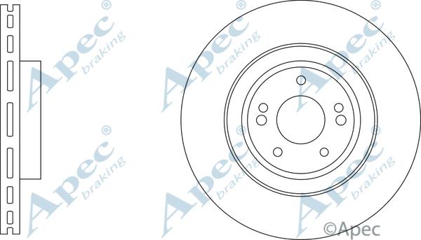 APEC DSK3457 - Disc frana allinparts.ro