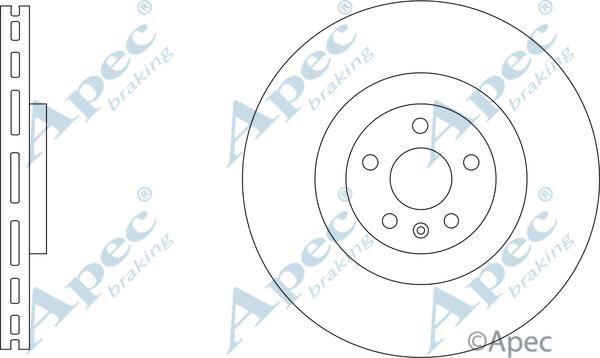 APEC DSK3394 - Disc frana - allinparts.ro
