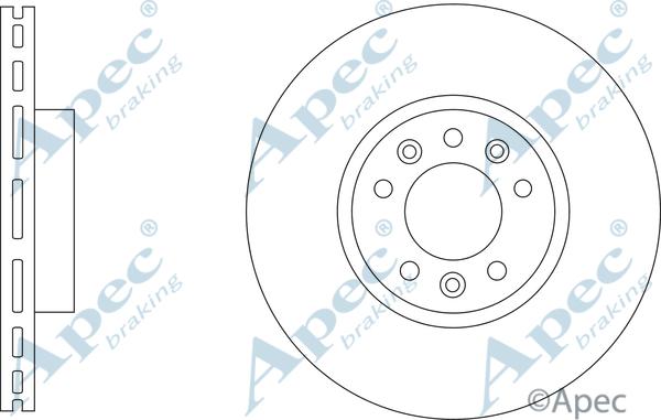 APEC DSK3341 - Disc frana allinparts.ro