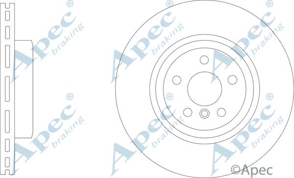 APEC DSK3319B - Disc frana - allinparts.ro