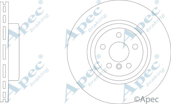 APEC DSK3319 - Disc frana - allinparts.ro