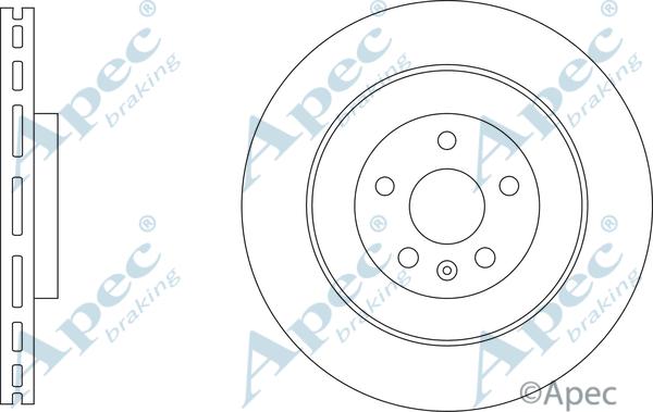 APEC DSK3322 - Disc frana - allinparts.ro