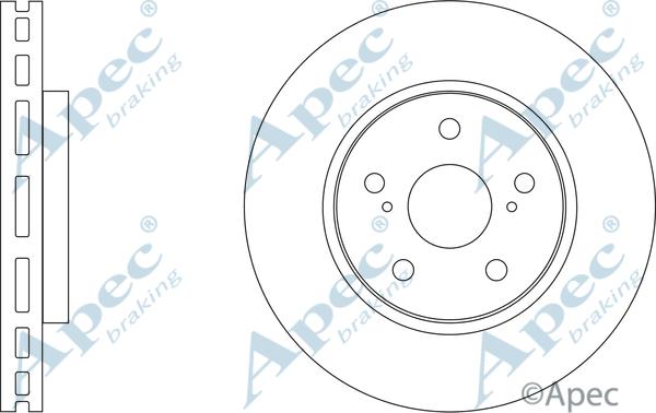 APEC DSK3373 - Disc frana allinparts.ro