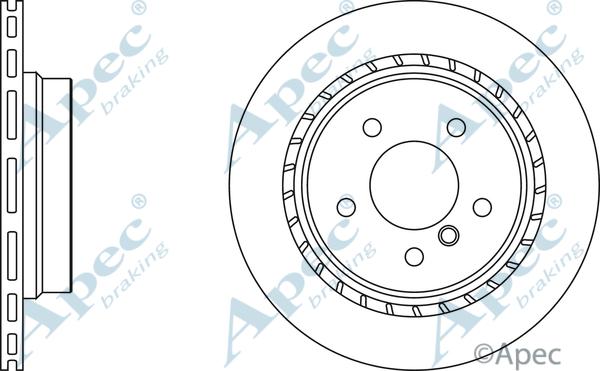 APEC DSK376 - Disc frana - allinparts.ro