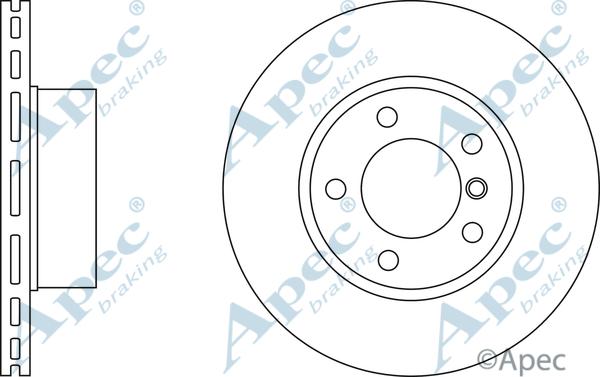 APEC DSK2459 - Disc frana allinparts.ro