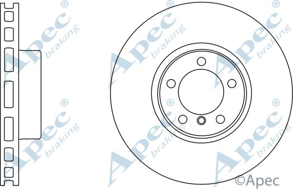 APEC DSK2536B - Disc frana - allinparts.ro