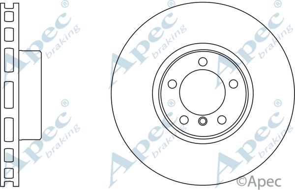 APEC DSK2536 - Disc frana - allinparts.ro