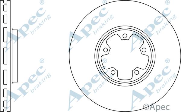 APEC DSK2057 - Disc frana - allinparts.ro