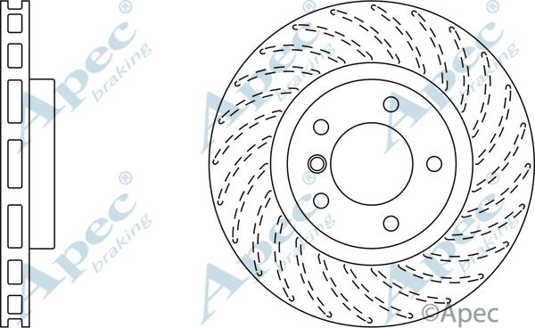 APEC DSK2004 - Disc frana - allinparts.ro