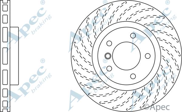 APEC DSK2003 - Disc frana - allinparts.ro