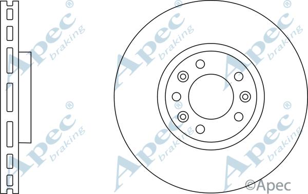 APEC DSK2864 - Disc frana - allinparts.ro