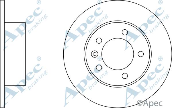APEC DSK2839 - Disc frana allinparts.ro