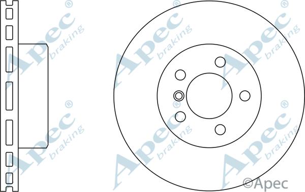 APEC DSK2299 - Disc frana - allinparts.ro