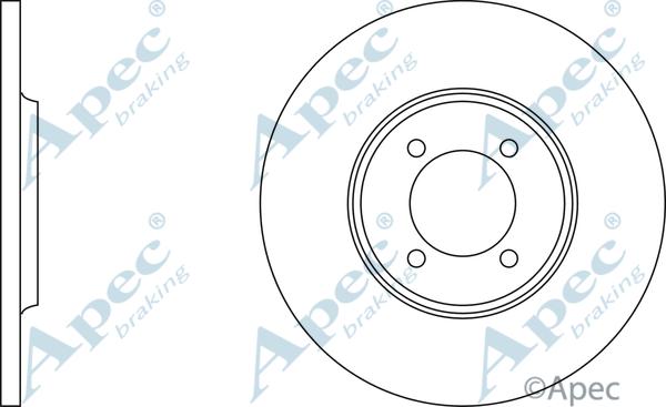 APEC DSK705 - Disc frana - allinparts.ro
