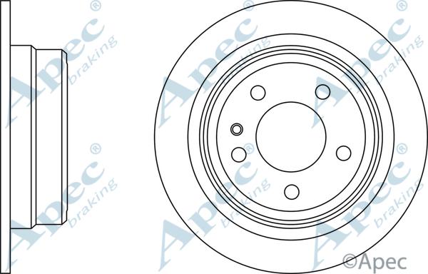 APEC DSK789 - Disc frana - allinparts.ro