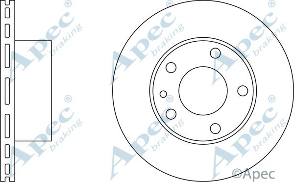 APEC DSK780 - Disc frana - allinparts.ro