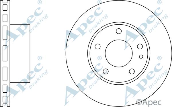 APEC DSK781 - Disc frana - allinparts.ro