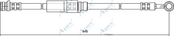 APEC HOS4046 - Furtun frana - allinparts.ro