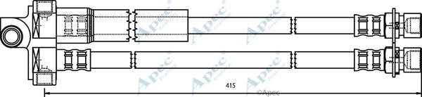 APEC HOS3357 - Furtun frana allinparts.ro