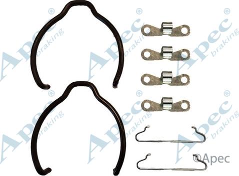 APEC KIT955 - Set accesorii, saboti frana parcare - allinparts.ro